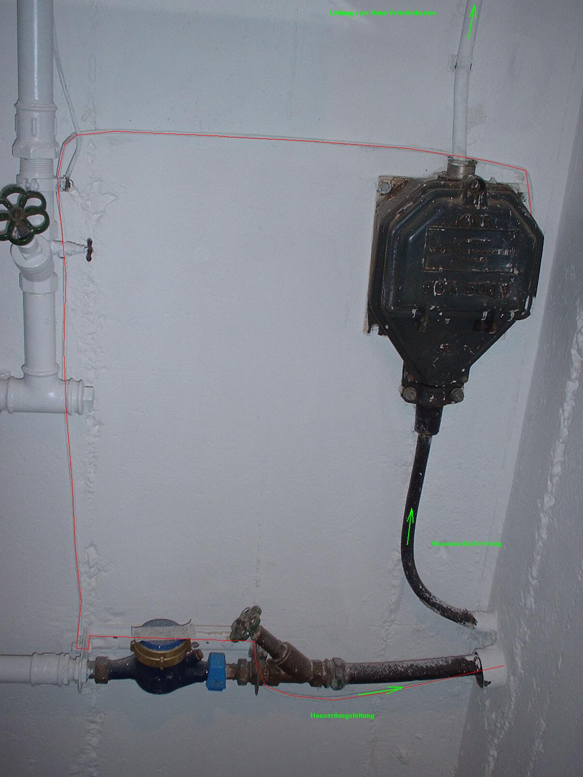Potentialausgleich (erdung) von rohrsystemen und metallbauteilen. Erdungsleitung Ersatzteile Und Reparatur Suche