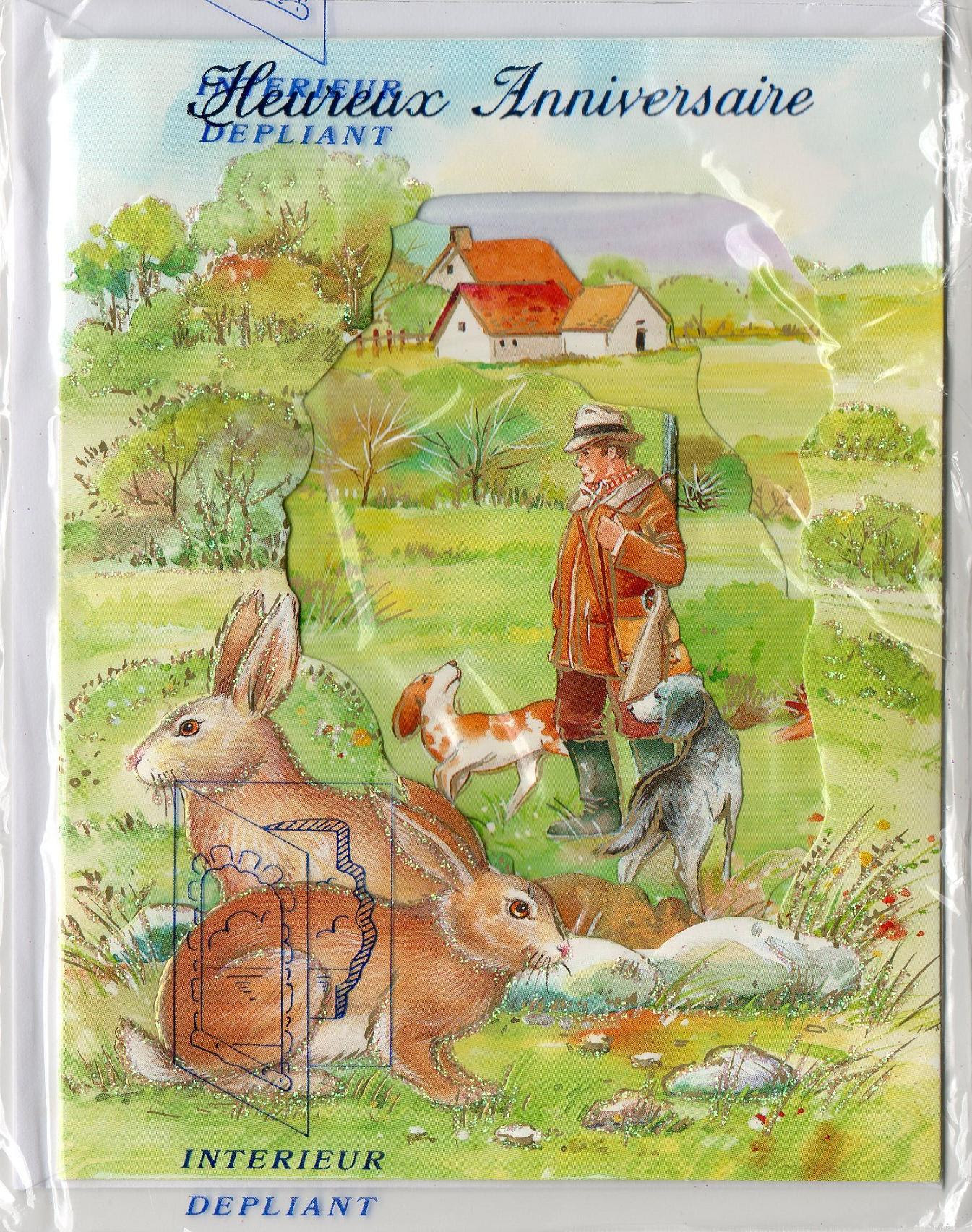 Anniversaire Humour Chasseur Keith