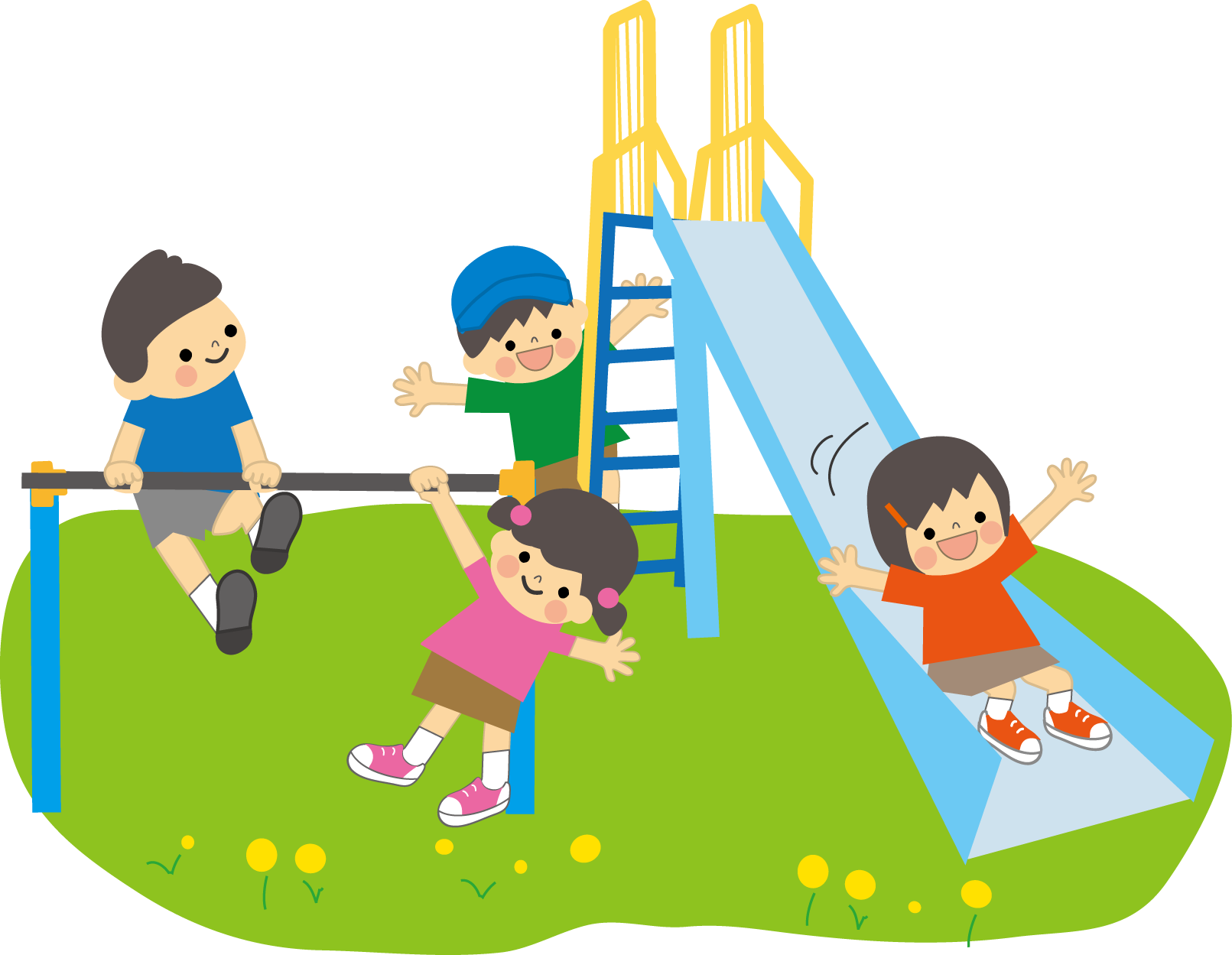 Hd限定子ども フリー 公園 イラスト 動物ゾーン