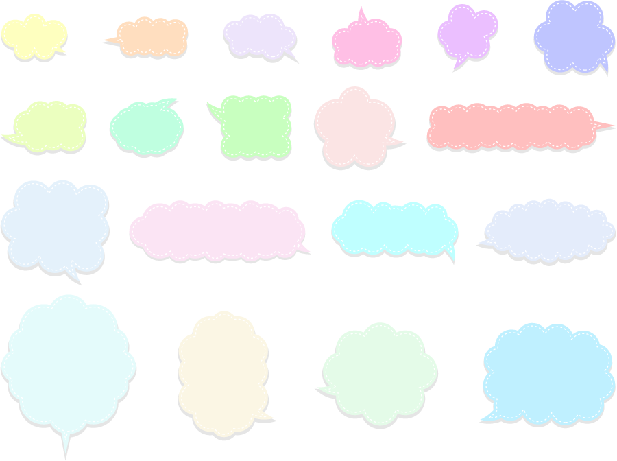 かわいい動物画像 最高の吹き出し 無料 イラスト
