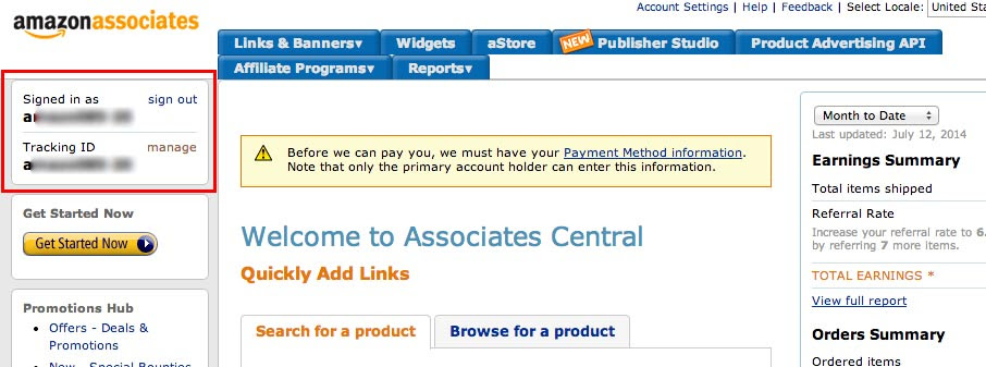 How to track amazon order without tracking number? Finding Your Amazon Tracking Id Amazon Simple Affiliate