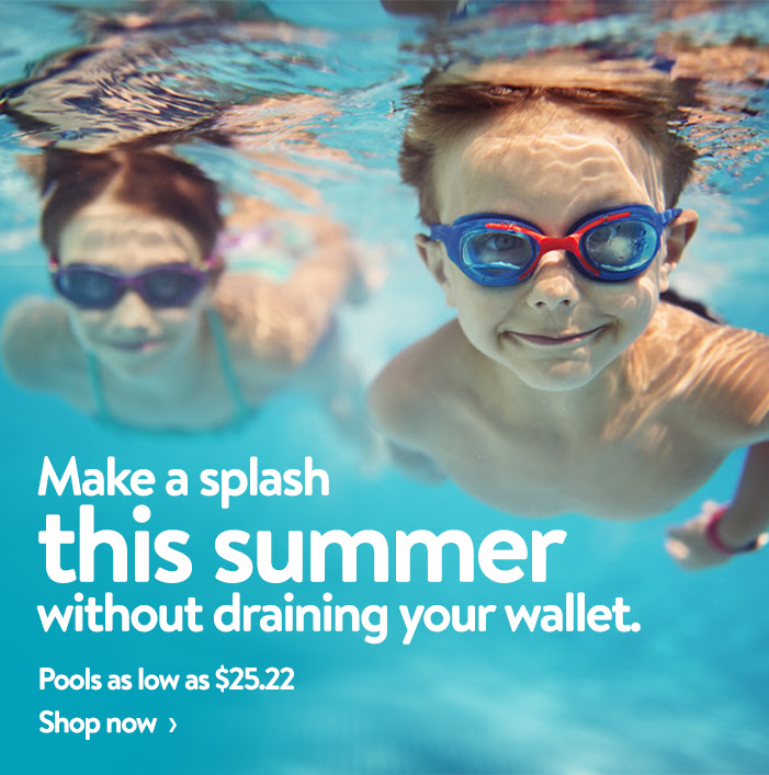Make a splash this summer with low priced pools