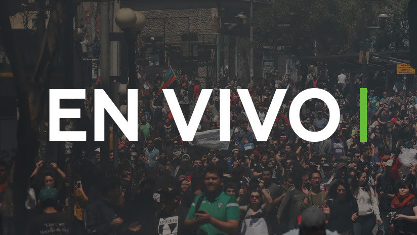 EN VIVO: Nueva jornada de protestas en las calles de Santiago de Chile contra el Gobierno de Piñera