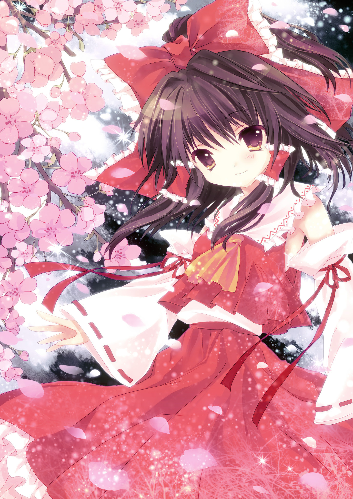 ラブリー東方 壁紙 霊夢 最高の花の画像