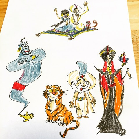最高のイラスト画像 トップ100 ディズニー アラジン イラスト 簡単
