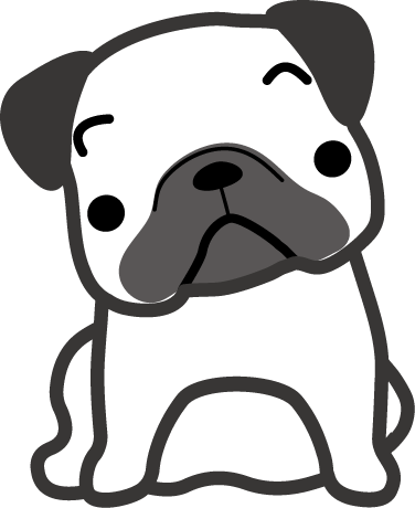 コンプリート パグ イラスト かわいい かわいい パグ イラスト 壁紙 Muryosource