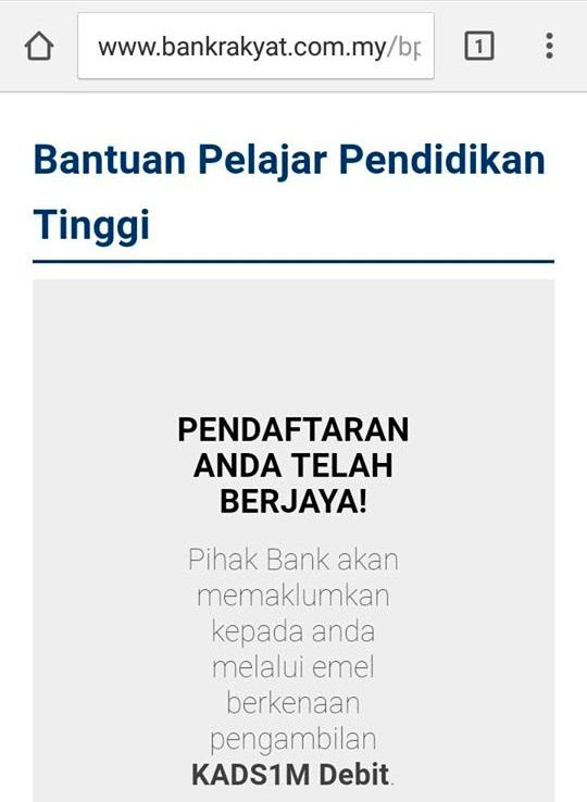 Application For Br1m 2019 - Contoh Kia