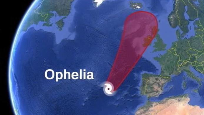 Ouragans :  Ophelia menace la Bretagne