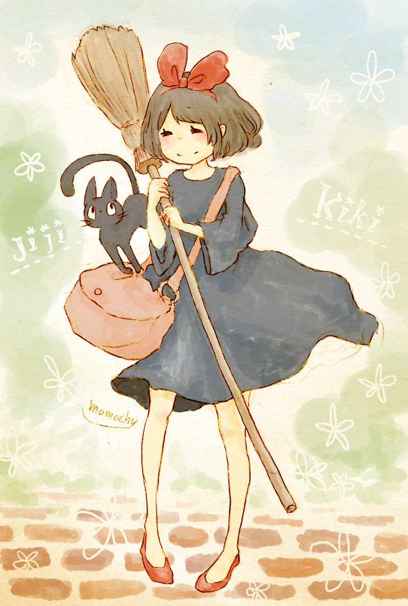 最高のイラスト画像 ラブリー魔女の宅急便 ジジ イラスト 簡単
