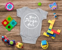 Download Blank Gray Baby Onesie Mockup Fashion Design Styled Baby Best Free Paper Mockups Psd Templates
