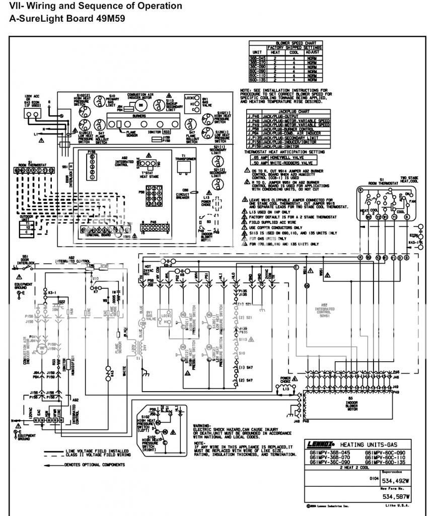 Lennox Furnace Control Board Wiring Diagram - Wiring  
