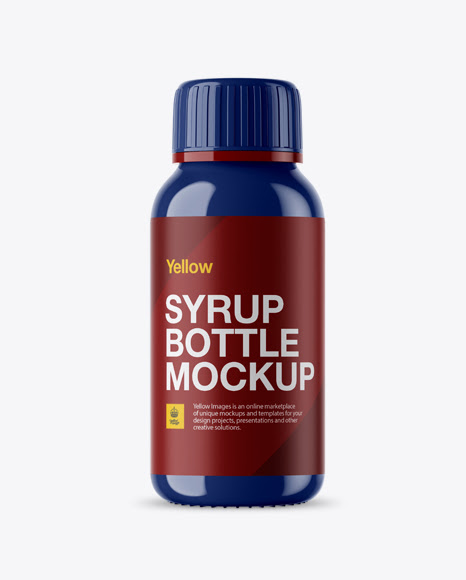 Download Download Glossy Syrup Bottle Packaging Bottle Mockups (PSD) 15.45 MB