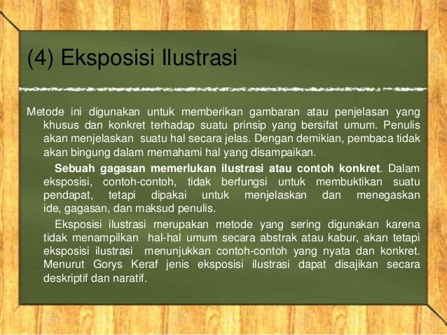 Contoh Text Eksposisi Ilustrasi - Kontrak Kerja