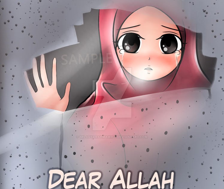 30 Gambar Kartun  Galau  Islami  Gambar Kartun  Mu