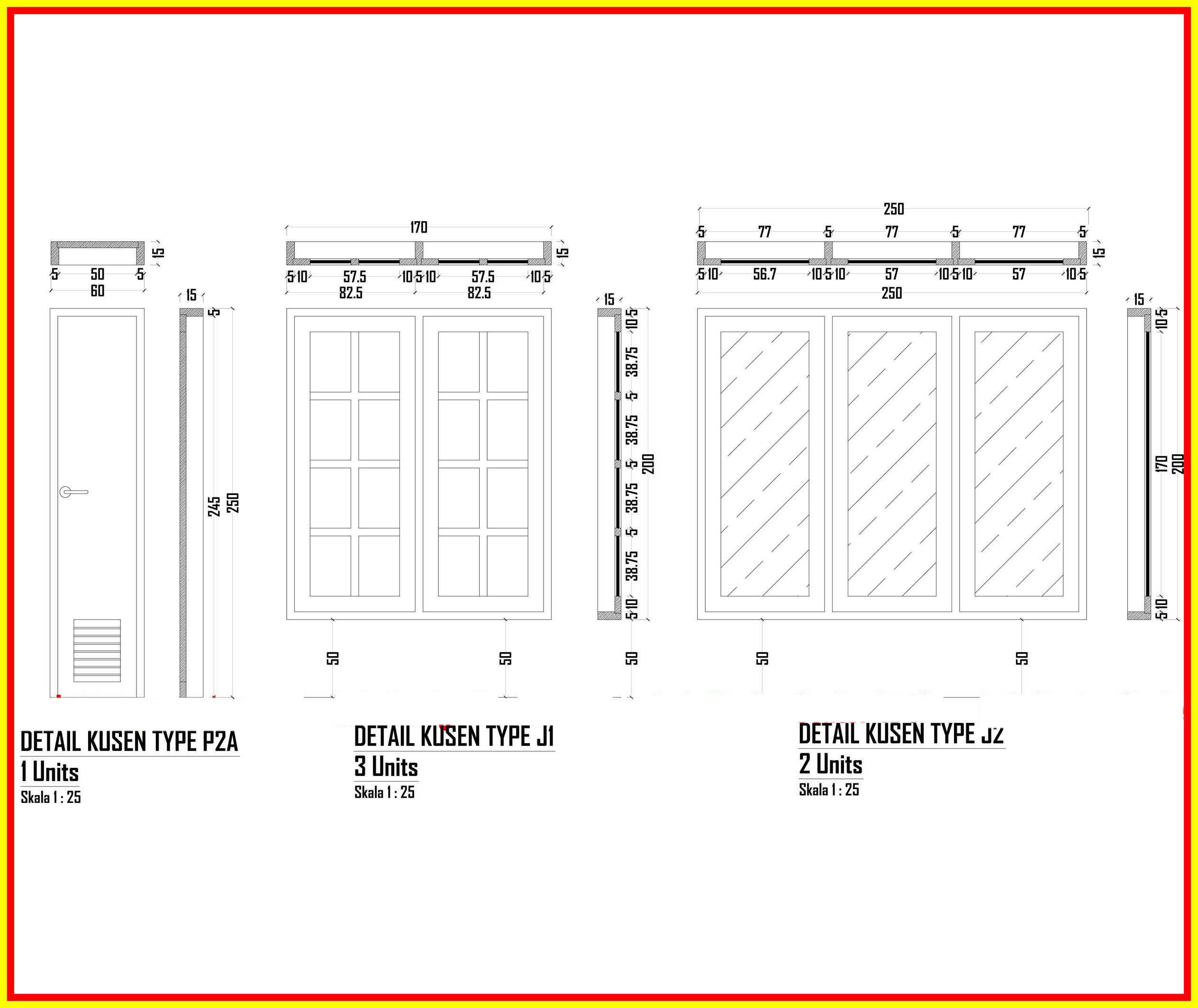  Pintu  Geser  Aluminium  Autocad Trend Inspirasi 