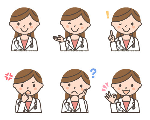 最新医師 イラスト 無料 美しい花の画像