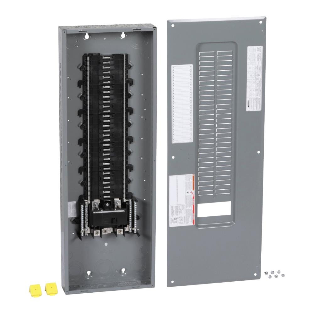 The square d homeline 100 amp main breaker panel was the best value for. Square D Qo 200 Amp 60 Spaces 60 Circuit Main Breaker Plug On Neutral Load Center In The Breaker Boxes Department At Lowes Com