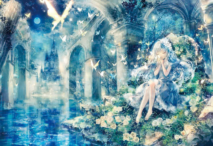 動物画像無料 トップ100 神秘 的 幻想 的 イラスト 女の子