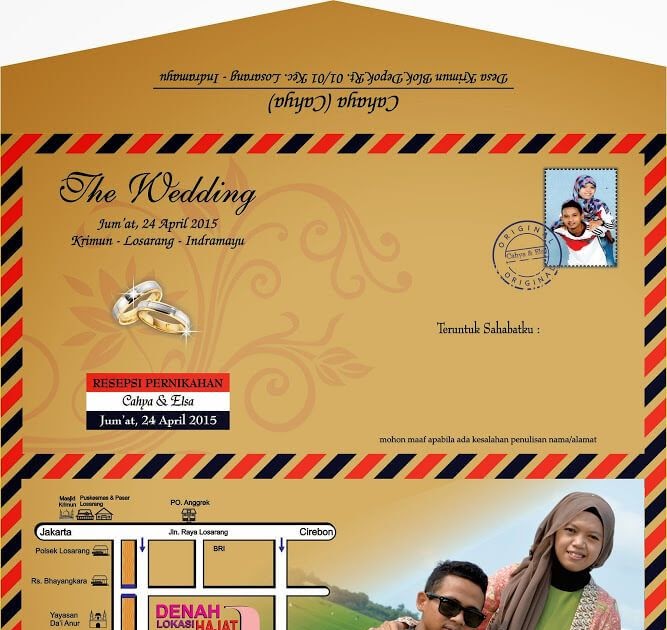  Download  Desain  Undangan  Pernikahan  Unik  Cdr Kartu Undangan 