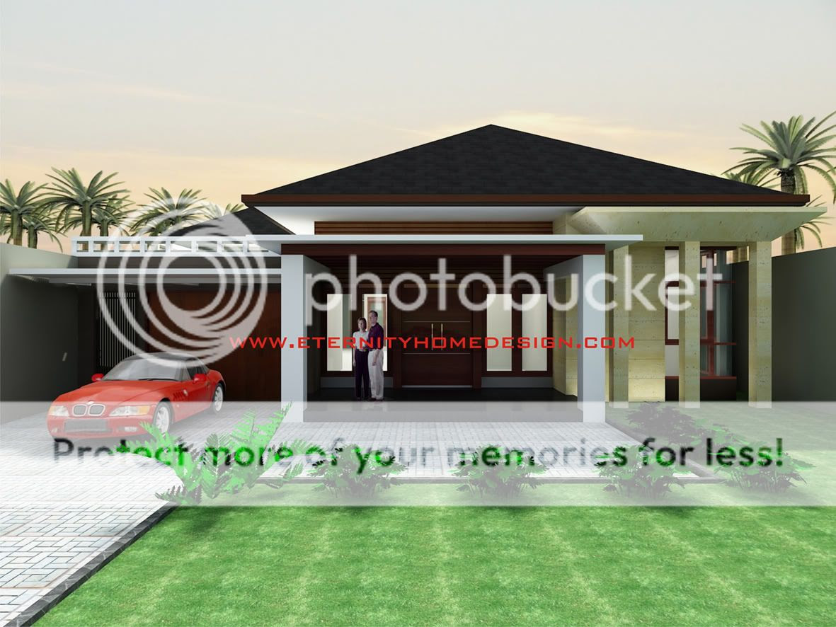 Gambar Rumah Minimalis Atap  Limas 