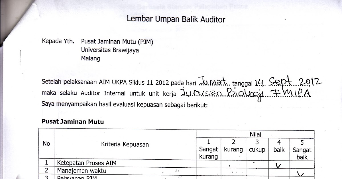 Contoh Laporan Hasil Audit Sistem Informasi  Kumpulan Contoh Laporan