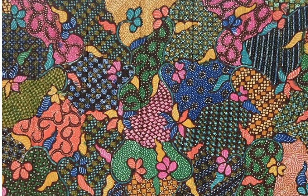  Warna  Batik Bunga Yg  Bagus  Batik Indonesia