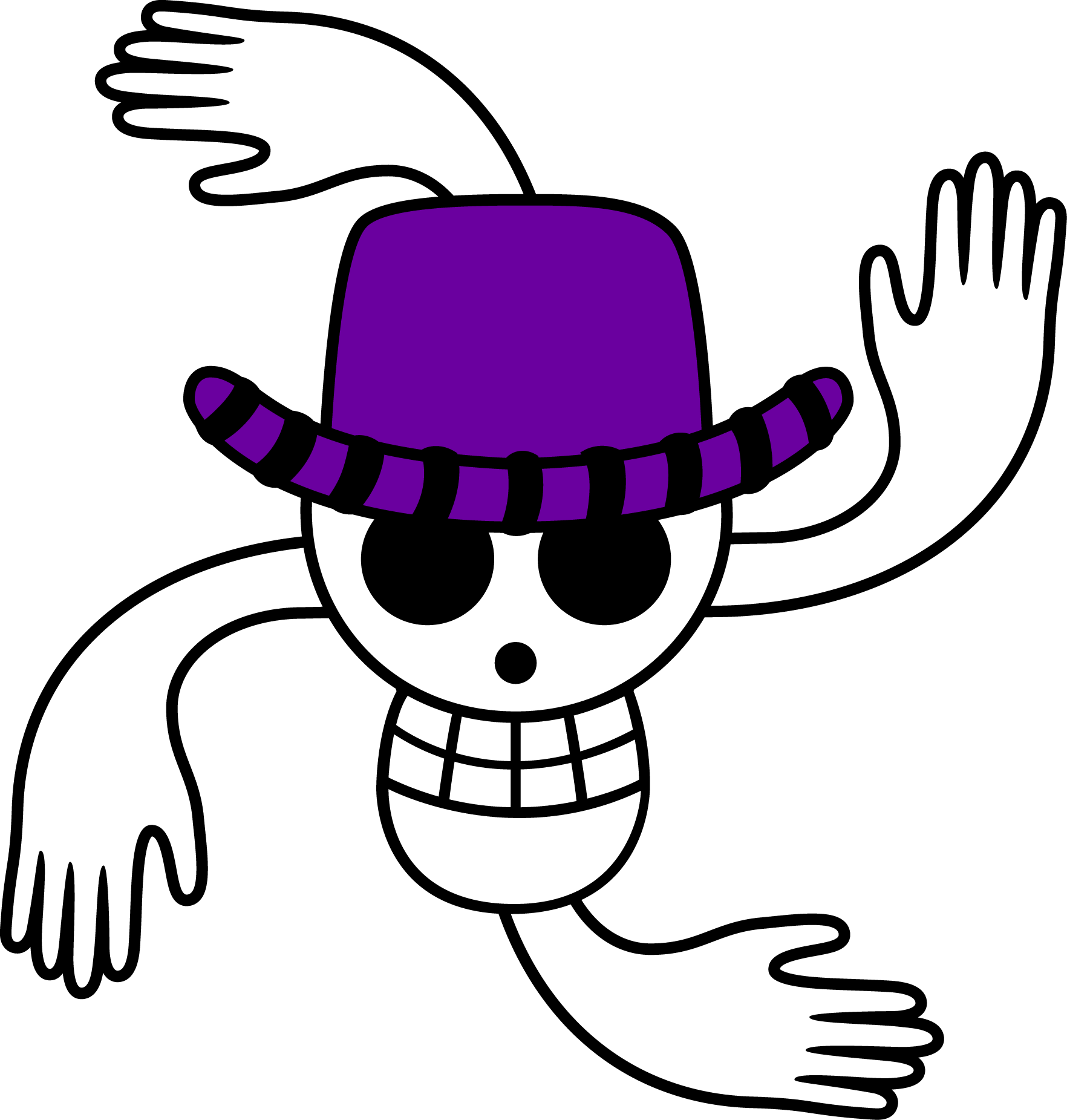 One Piece Pirate Flag Roblox - heart pirates flag roblox id