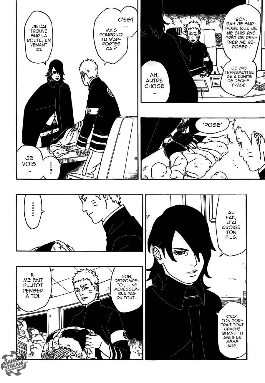 Sarada uchiwa est dotée d'un potentiel extraordinaire : Scan Boruto 1 Page 54