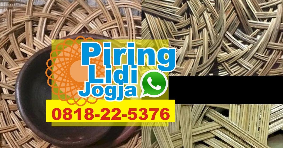 Contoh Piring Rotan O818 22 5376 wa Grosir Piring Lidi 