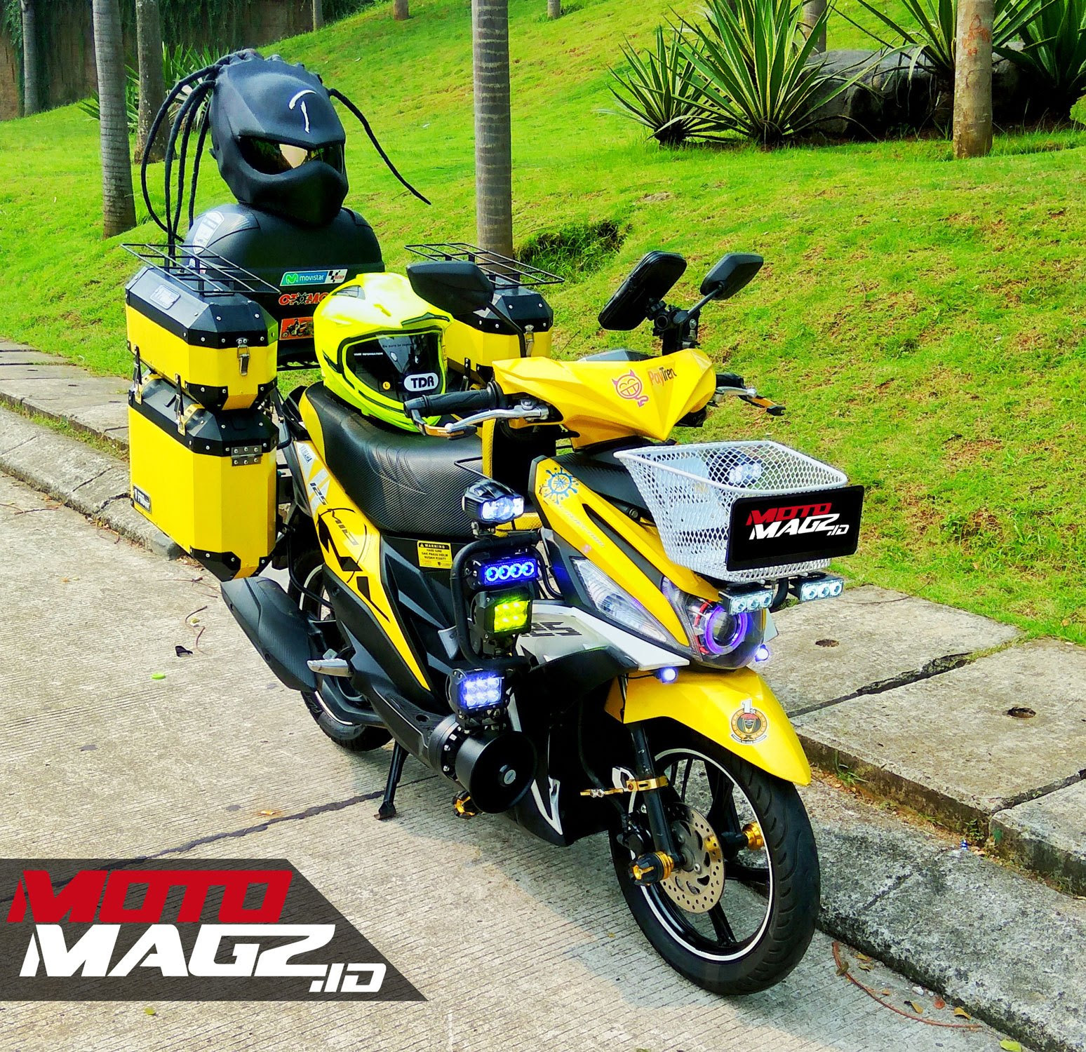 Kumpulan Modifikasi Touring Yamaha Mt 25 Combo Modifikasi