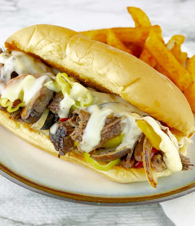 Crock pot philly cheese steaks ingredients: Slow Cooker Philly Cheese Steak Savor With Jennifer