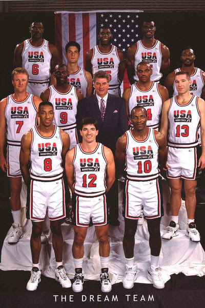 The 2021 tokyo olympics is almost upon us and the chance of watching amazing basketball being played is near. The Dream Team 1992 Mens Olympic Basketball Poster 24x36 Bananaroad