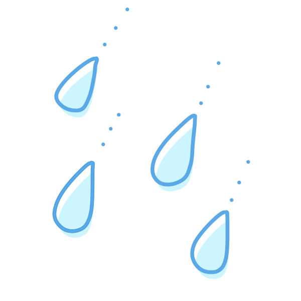 美しい花の画像 上イラスト 雨