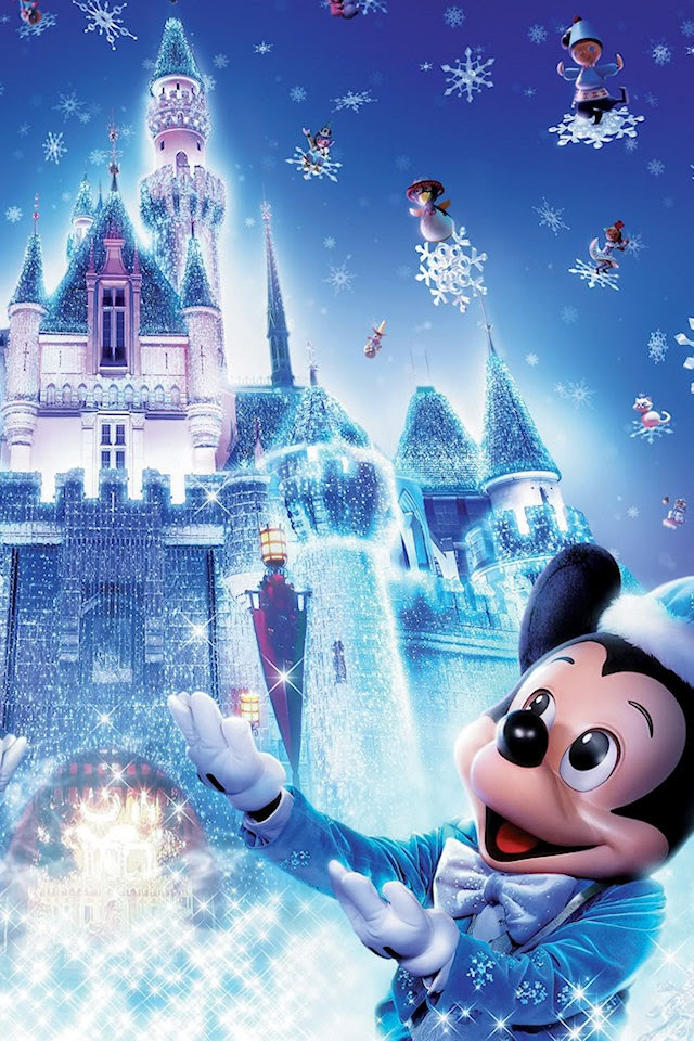 ラブリー待ち受け クリスマス 壁紙 ディズニー すべてのイラスト画像