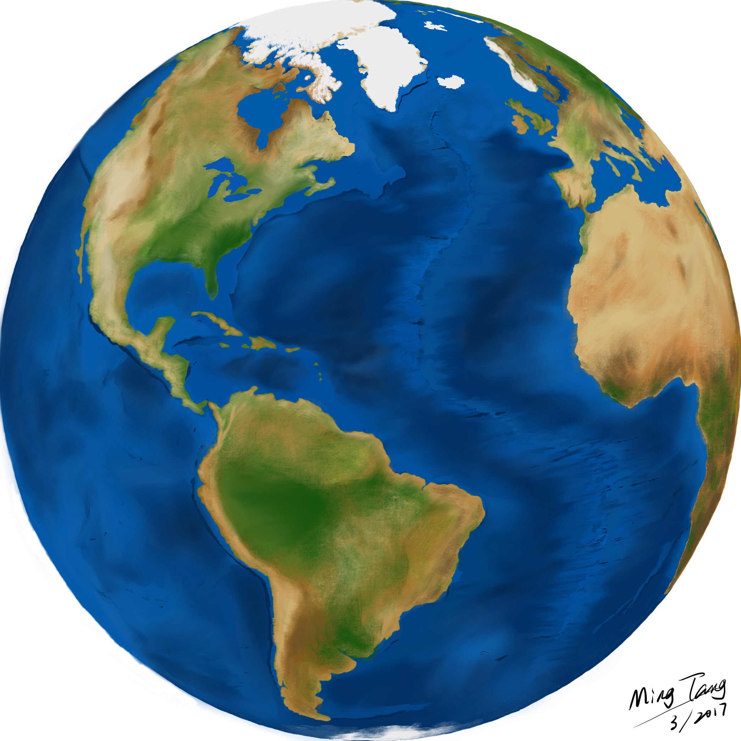 Crayon Drawing Of Earth Drawing With Crayons
