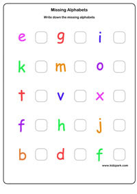Worksheets of english for nursery. Missing Alphabets Worksheets English Worksheets For Kids Teachers Printables