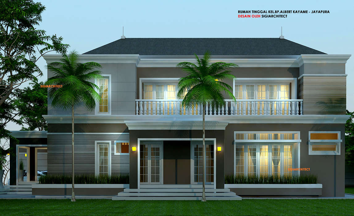 Desain Rumah Minimalis Di Pojok Dawn Hullender