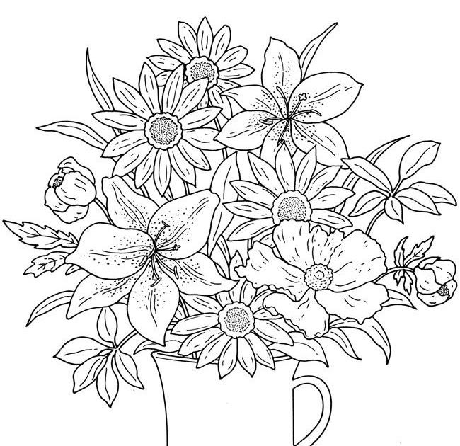 Download 80 EASY COLORING PAGES LILY FLOWER PRINTABLE PDF - * Coloring