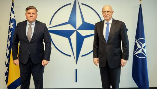 Deputy Minister of Foreign Affairs of Bosnia and Herzegovina visits NATO