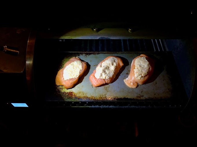 Costco Salmon Stuffing Recipe Stuffed Salmon With Crab And Shrimp Costco Copycat Recipes Salmon Recipes Food