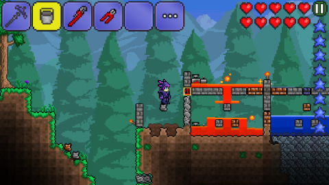 ここへ到着する テラリア 黒曜石製造機 作り方 Minecraftの最高のアイデア