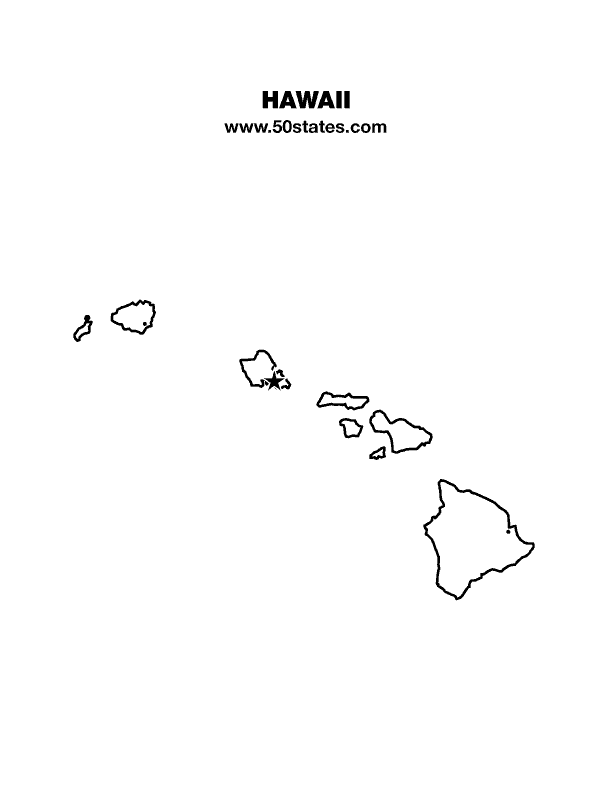 Contact information for the hawaii governor and key state agencies. Us States On Map Capitals With State Abbreviations Flashcards Easy Notecards