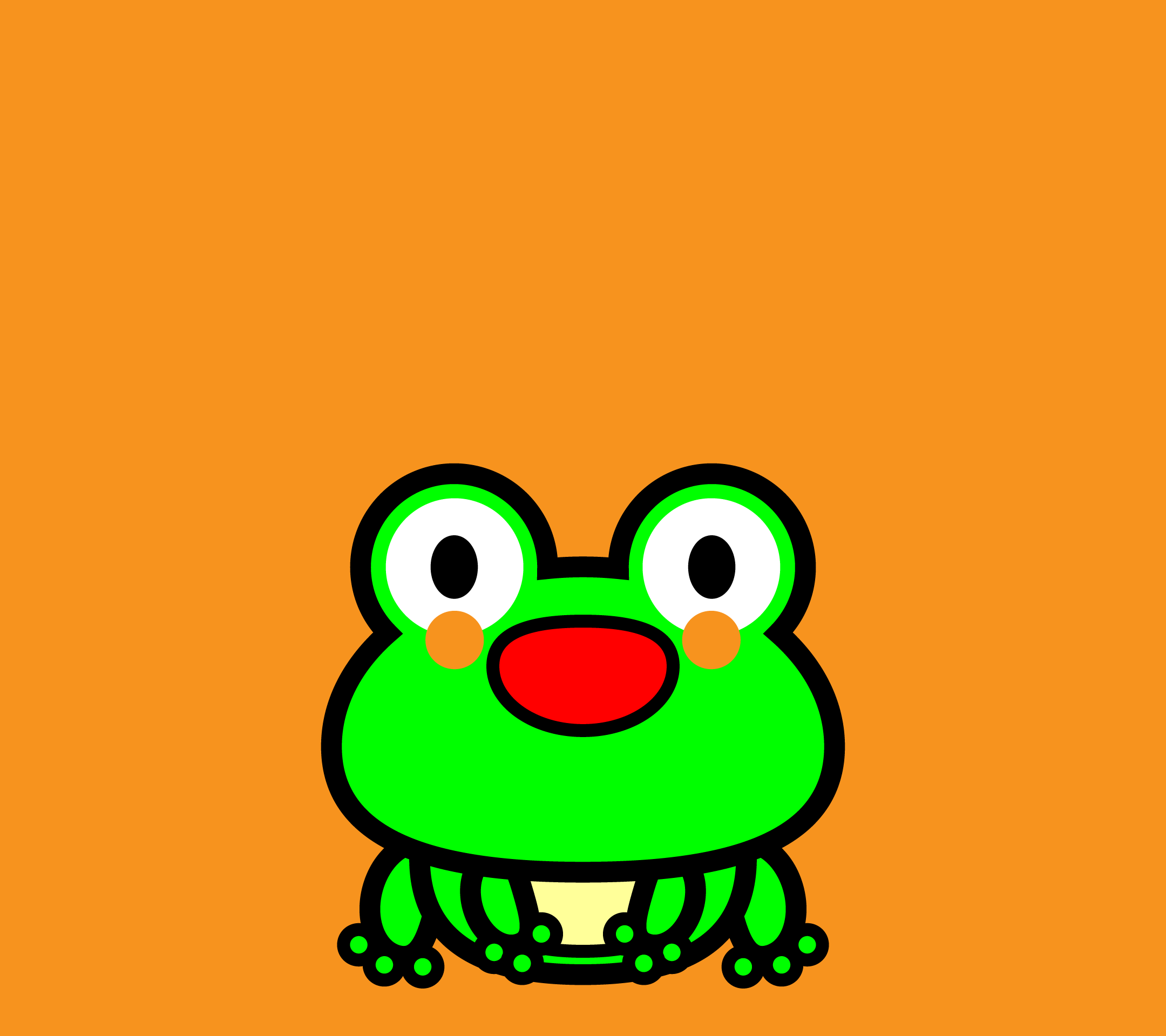 新しいコレクション カエル イラスト 壁紙 かえる イラスト 壁紙