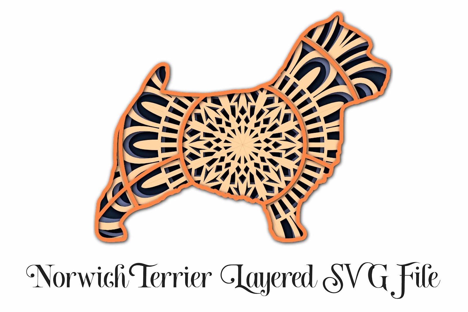 Download Multi Layered Yorkie Mandala Svg For Cricut - Free Layered ...