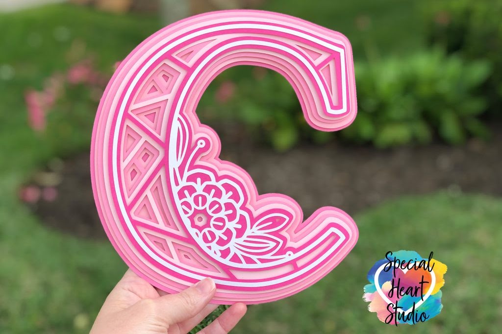 Download Multi Layered Mandala Multi Layered Letters Svg For Cricut ...