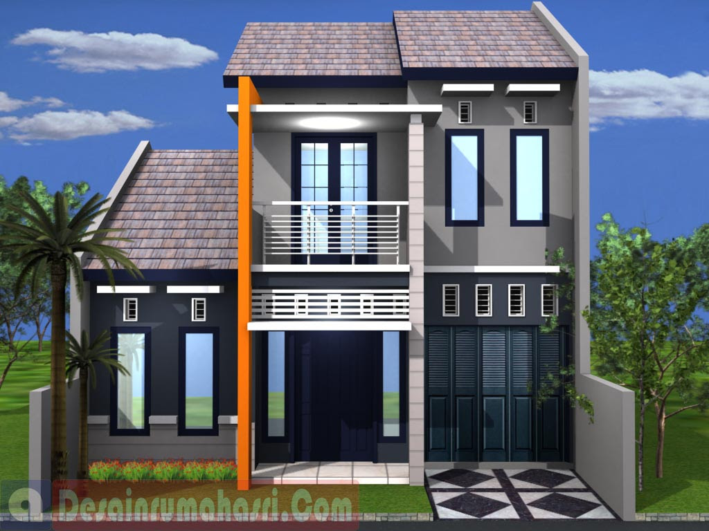 70 Desain Rumah Mungil Minimalis Modern 2 Lantai Desain Rumah