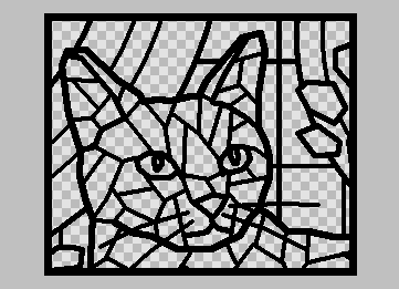 ステンドグラス風 イラスト 描き方 ステンドグラス風 イラスト 描き方