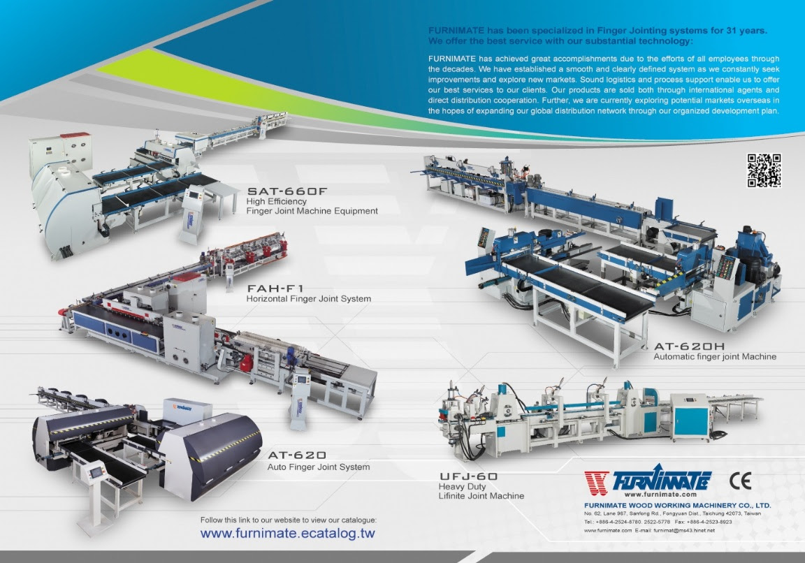 As a woodworking machinery manufacturer rich in experience, gewinn has been offering customers woodworking equipment, finger joint machine. Asia Machinery Net E Brochures Furnimate Woodworking Machinery Co Ltd