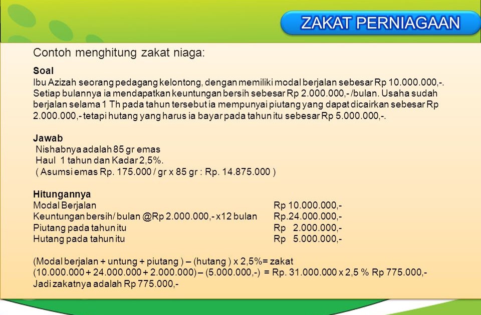 Kumpulan Soal Zakat