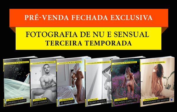 Pré-venda fechada exclusiva! Fotografia de Nu e Sensual - Terceira Temporada